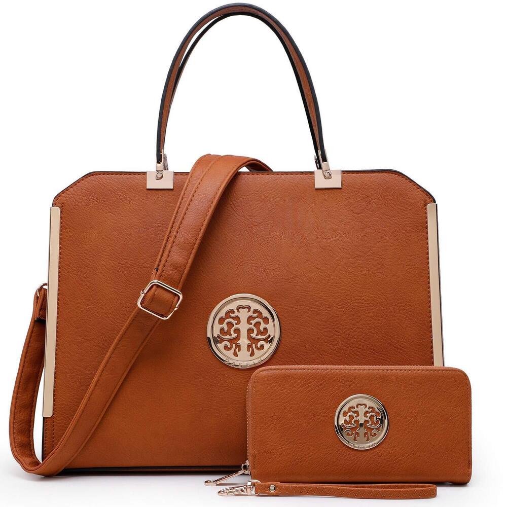 4552 Purses and Handbags Top Handle Satchel Bags Large Shoulder Work Bag